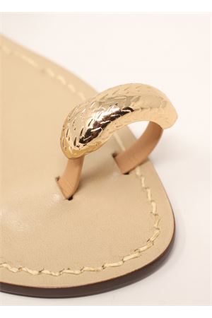 Capri sandals with braid Da Costanzo | FASCIACONTRECCIANUDE